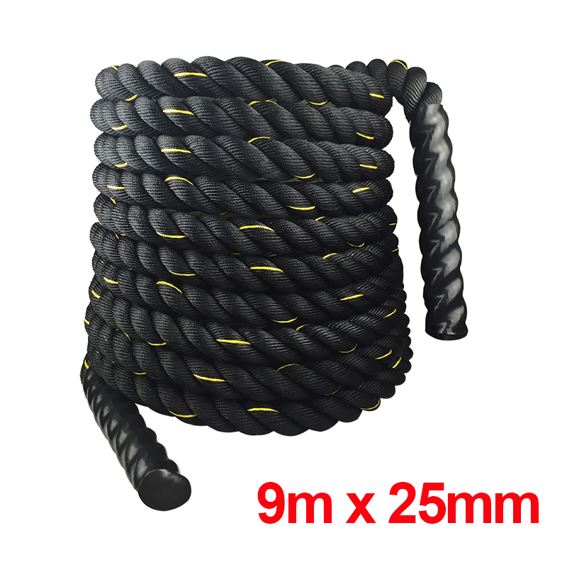 حبل تمارين رياضية بطول 9م/12م/ - مراجعة Crossfit No Equipment Workouts وسعره